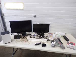 Computer Monitors and Electronics Lot