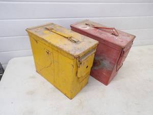 Pair of Ammo boxes