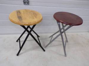 Pair of Folding Stools