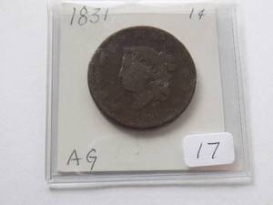 1831 Circulated large cent