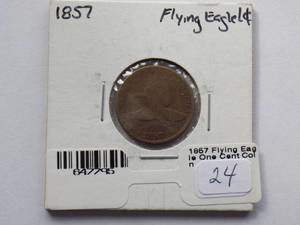 1857 Flying Eagle one cent