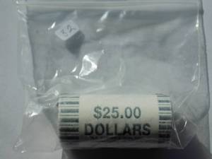 2000-P Original Sacagawea $1 bank roll  $25