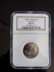 2005-D Kansas quarter  MS67
