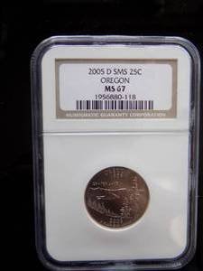 2005-D Oregon quarter  MS67
