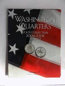 H.E. Harris - Washington quarter album 35 coins