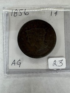 1856 Circulated large cent