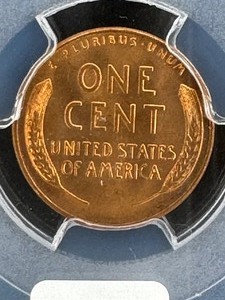 1945-D One Cent PCGS - MS64RD