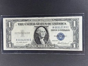 $1 Silver certificate  1953-F Crisp and New