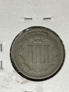 1869 Three cent coin