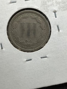 1875 Three cent coin