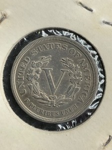 1883 V Nickel without cents