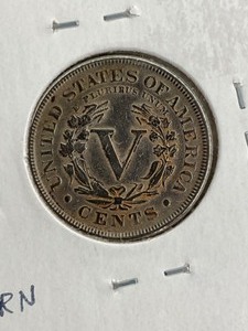 1887 V Nickel