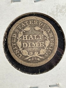 1857 Seated Half Dime
