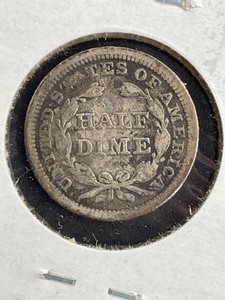 1858 Seated Half Dime