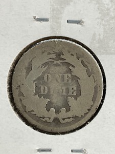 1872 Seated Dime