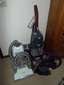 Hoover Carpet Shampooer & Electrolux Vacuum
