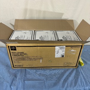 MSRP $300  1 Case (150 each) NEW Medline Water Resistant Non-Skid Bottom Knee-High Boot Covers are fully poly-coated, seamless &amp have no holes, omitting the risk of fluid penetration&nbspSize XL Blue&nbsp