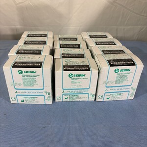 Lot of 12 Boxes (100 each per box) NEW Mixed Size #3 Seirin J-type .2 x 40mm and .2 x 30mm Disposable Acupuncture Needles&nbspSterilized with Ethylene Oxide Gas