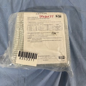 1 Package NEW Metro 24X60X74VC Vinyl-Coated Nylon Cover for 24 x 60 x 74 Shelving