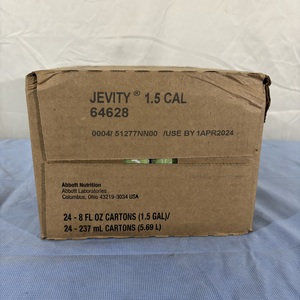 1 Case (24 each) NEW Abbott Nutrition 64628&nbsp8 fl oz. Jevity 1.5 Cal Tube Feeding Formula with Fiber - Expiration 424
