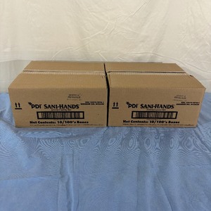 2 Cases (1000 each per case) NEW PDI D43600 100-Pack 5 x 8 Sani-Hands Instant Hand Sanitizing Wipes - Expiration 625
