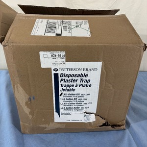 NEW Patterson Brand 083-1206 3.5-Gallon Kit Disposable Plaster Trap (open box)