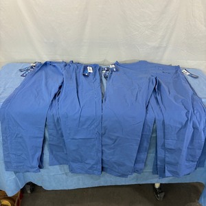 Lot of 12 NEW Landau Essentials 7602 1-Pocket Unisex Reversible Relaxed Fit Fade Resistant Mary Greeley Medical Center Scrub Pants