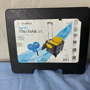 OfficeMax File and Fold Cart - Great Shape