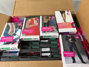Lot of 50 NEW Mediven Compression Stockings (various styles, for both men and women)