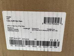 3 Cases (126oz tubes per case) NEW&nbspColoplast Critic-Aid Thick Moisture Barrier Skin Paste Zinc-oxide Base&nbsp- Incontinent skin care -Suitable for neonatal use&nbspExpiration 225