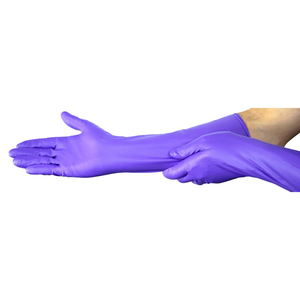 MSRP $4000  4 Cases (400 per case) NEW Halyard 44993 Purple Nitrile Max Powder-Free Exam Gloves - Size M&nbspMaximum coverage &amp protection -For high exposure to fluids or chemicals-&nbspTextured palm and fingertips&nbspExpired