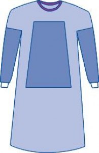 1 Case (30 each) NEW Medline&nbspDYNJP2704&nbspSterile Fabric-Reinforced Aurora Surgical Gowns, Set-In Sleeve&nbsp