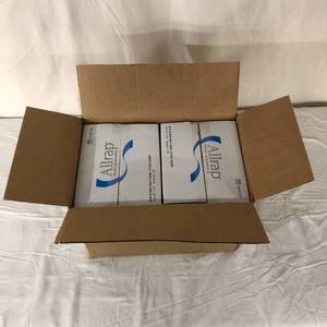 1 Case (4 boxes, 125 each per box) NEW Allrap Protective Barriers SGHC125 33 x 37 Disposable Slip-N-Grip Half Chair Cover - They&nbspcover headrest, seat-back and chair arms only.