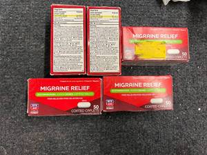 lot 3 image: 300 Migraine Relief Tablets