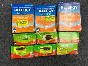lot 6 image: Lot of Allergy Relief Medication
