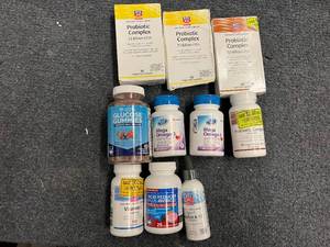 lot 14 image: Lot of Probiotics, Vitamins, and Antacids