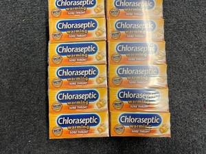 lot 28 image: 12 Packs of Chloraseptic Sore Throat Lozenges - Honey Lemon