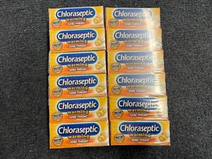 lot 29 image: 12 Packs of Chloraseptic Sore Throat Lozenges - Honey Lemon
