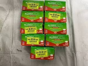 lot 33 image: 1,080 Tablets of Allergy Relief Medication