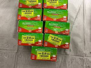 lot 34 image: 1,080 Tablets of Allergy Relief Medication