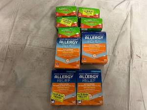 lot 36 image: 9 Packs of Allergy Relief