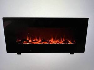 lot 58 image: 50 Wall-Mount Linear Electric Fireplace with Remote