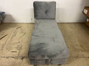 lot 70 image: Gray Sofa Secional Piece with Storage Areaa