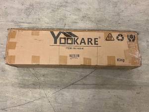 lot 111 image: King Size 18 Inch Tall 3500lbs Heavy Duty Bed Frame Metal Platform