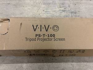 lot 144 image: VIV 100 Projector Screen with Tripod Stand