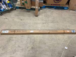 lot 147 image: 8 x 6 Outdoor Roller Shades - Walnut
