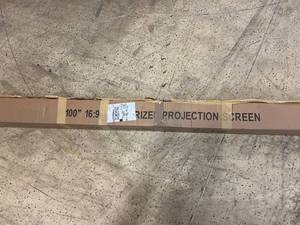 lot 158 image: 100 169 Motorized Projector Screen