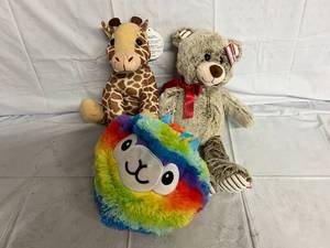 lot 192 image: Girrafe, Teddy Bear, and Colorful Toy