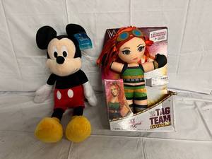 lot 220 image: Mickey Mouse and WWE Toys