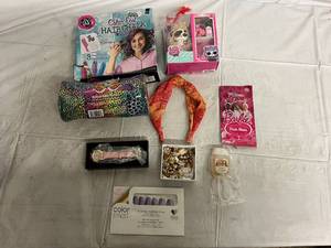 lot 237 image: Nail Kit, Hair Band, Watch, and Necklace